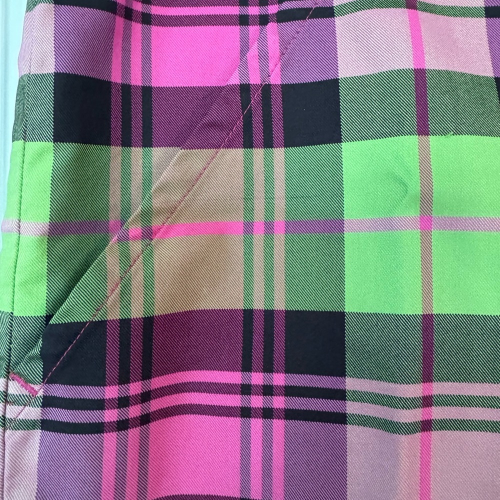 Lilly Pulitzer Pink and Green Plaid Pants - Picture 3 of 8